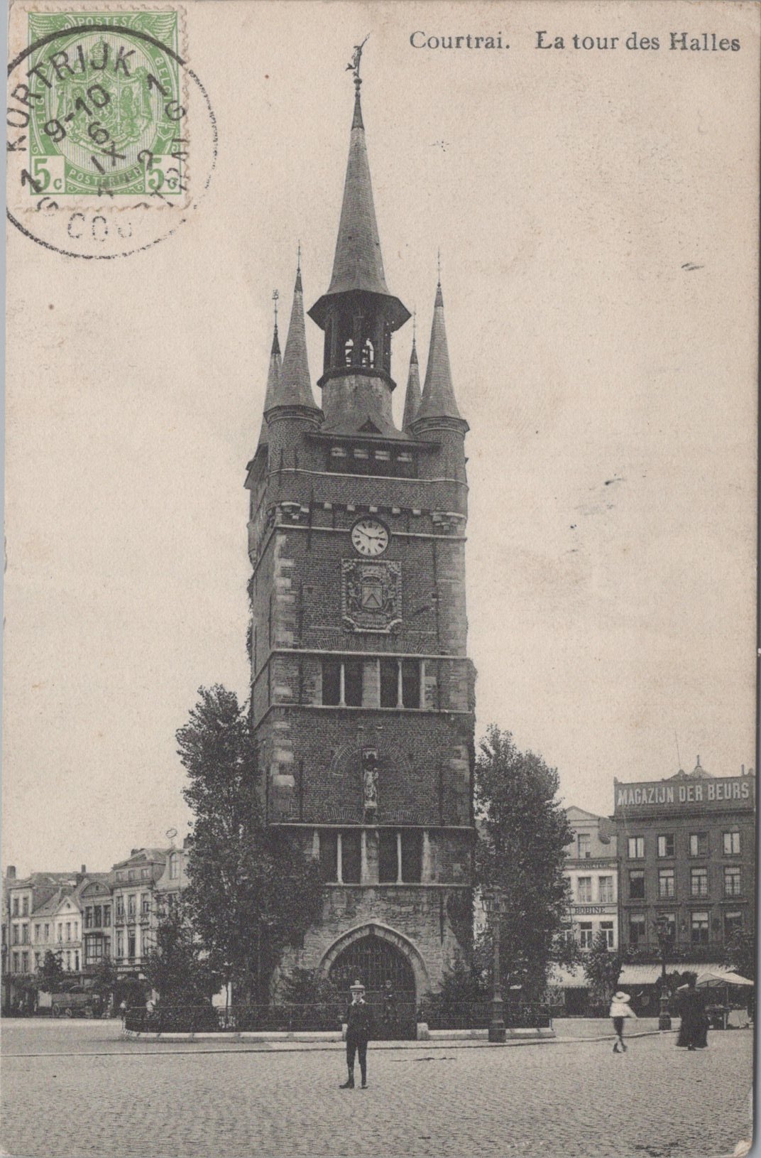 /Belgium/Places/BE_Place_1912_Courtrai. La tour des Halles.jpg